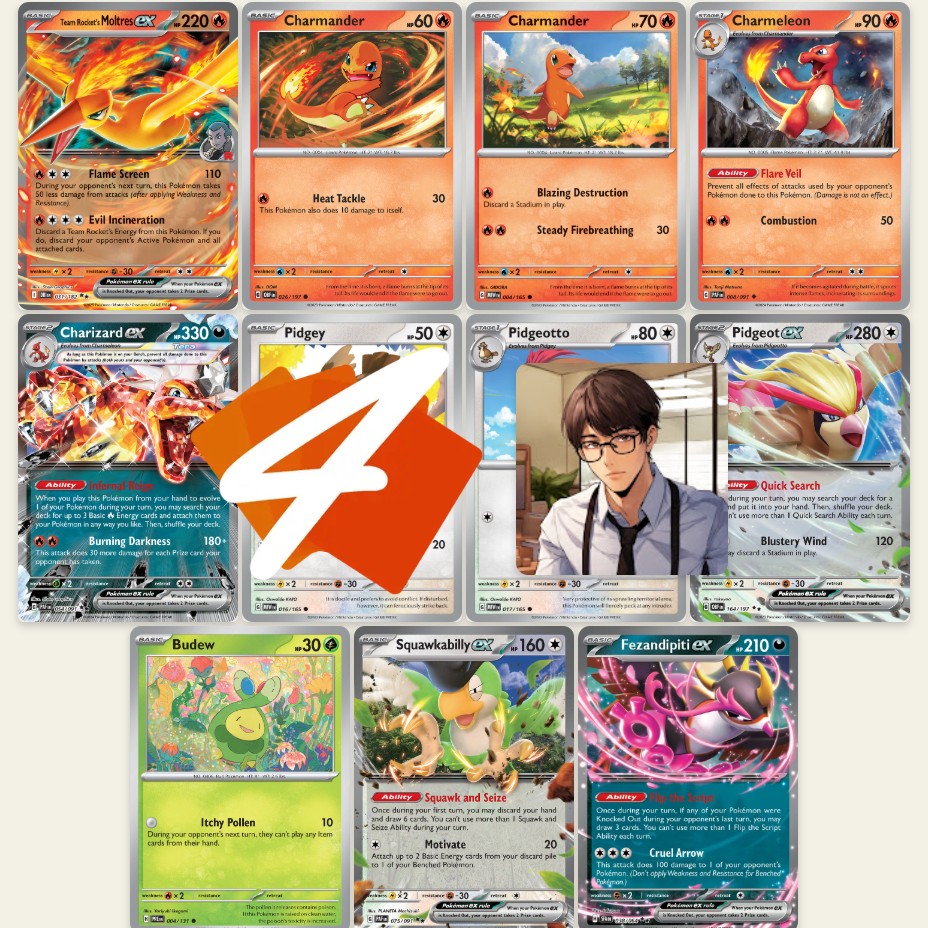 [PTCG Live] 1-Hit Anything! Charizard/Moltres Decklist + Gameplay